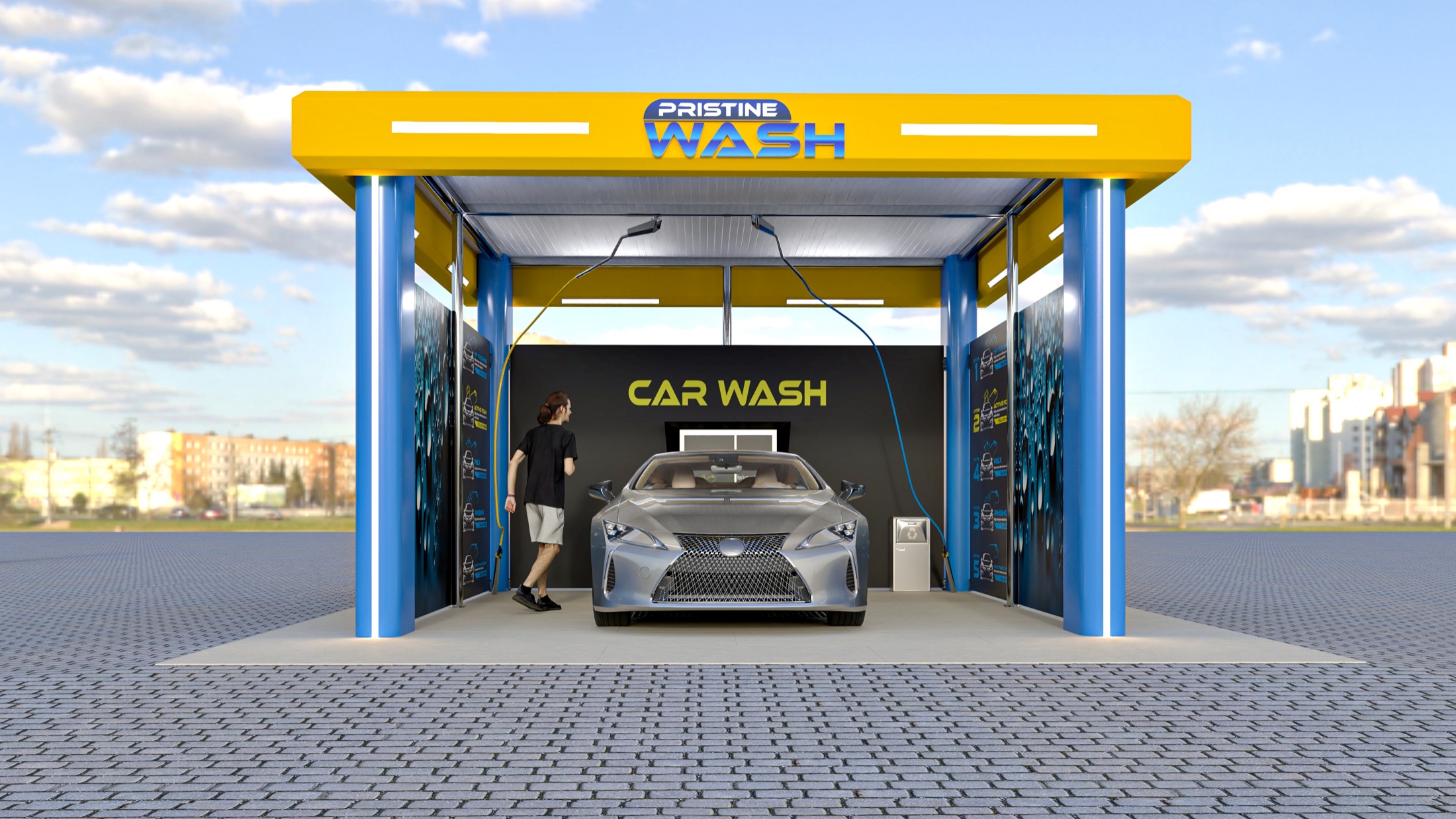 Pristine Wash single-bay self-service car wash